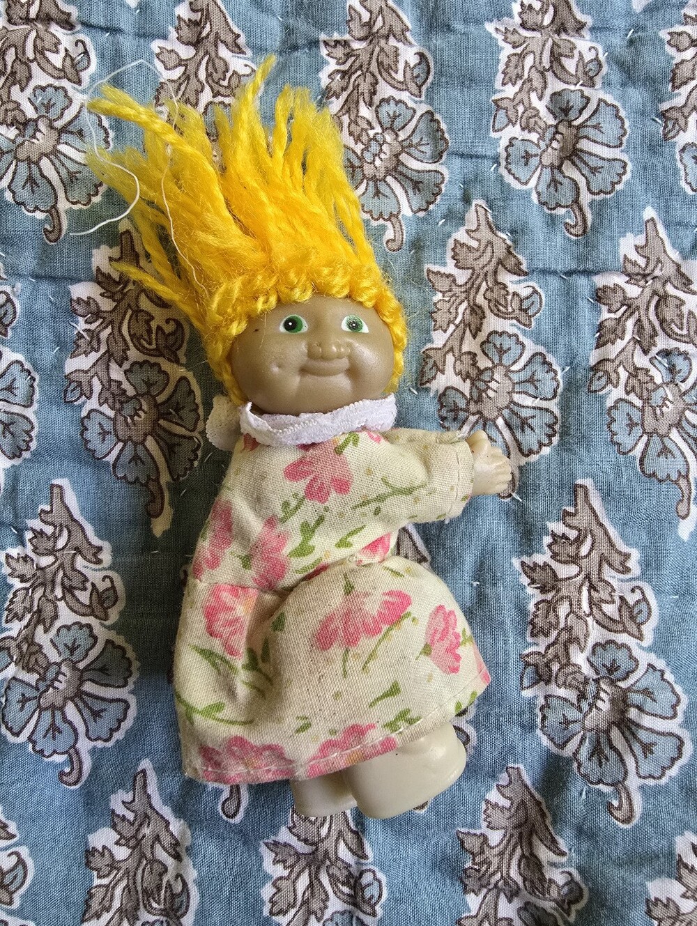 Vintage 1980s Coleco Cabbage Patch Kids Plush Hugger Pencil Gripper Clip